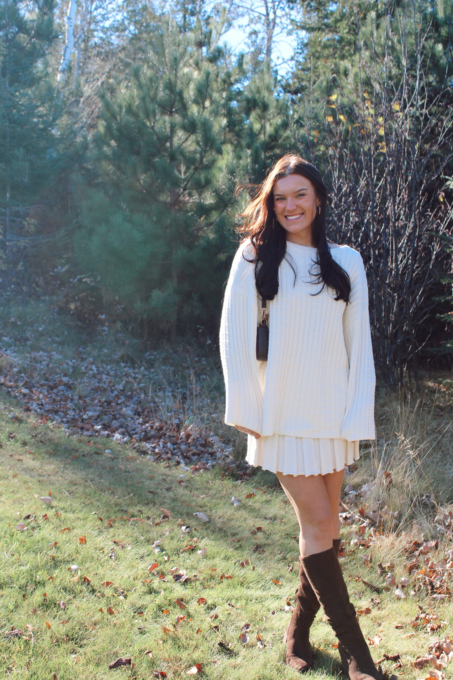 Cedar sweater and skirt set