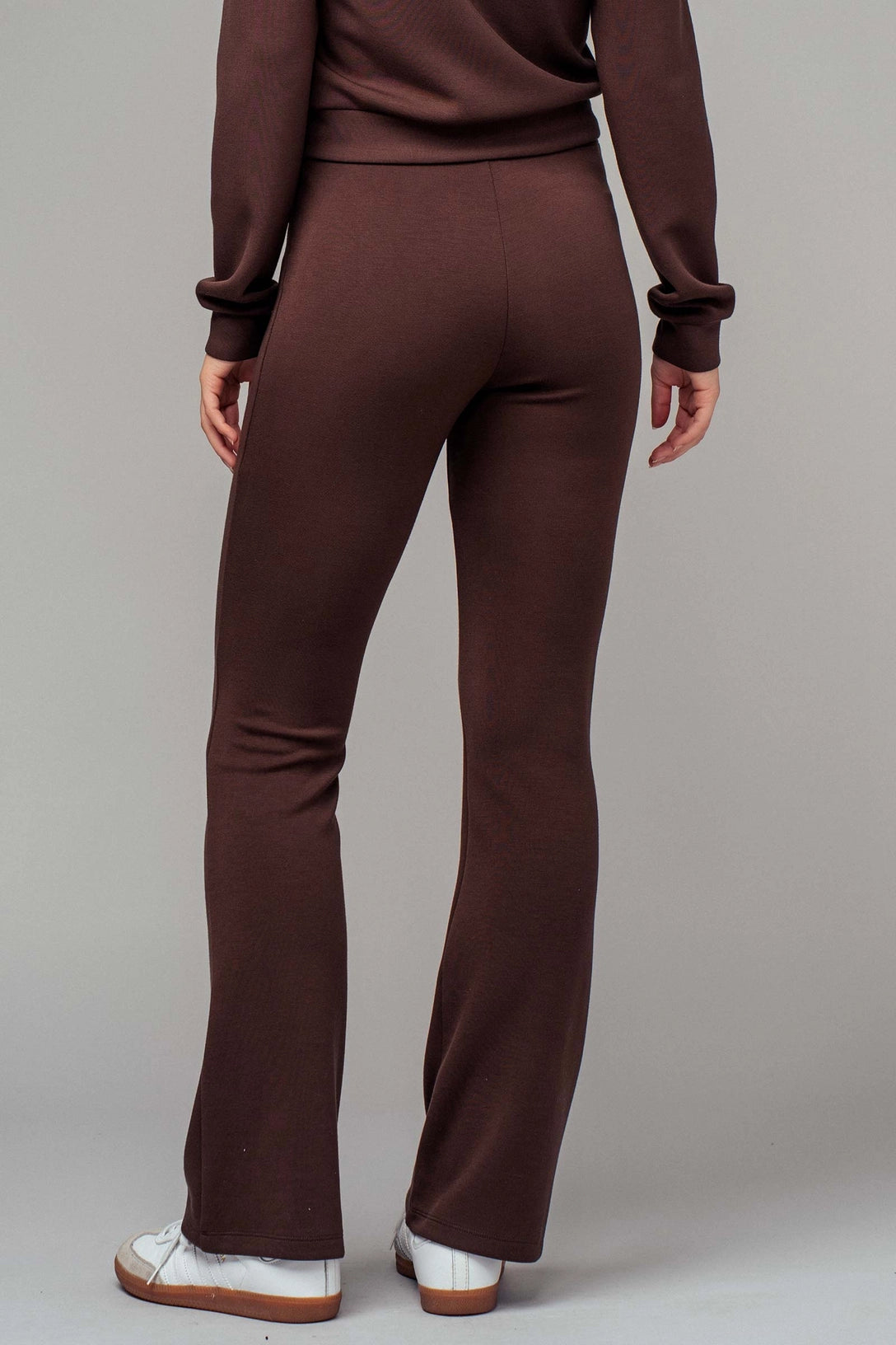 Maple drawstring flare knit lounge pants